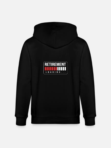 Retirement Pensioner Pensioner - Stanley/Stella CULTIVATOR Unisex Organic Hooded Jacket - black