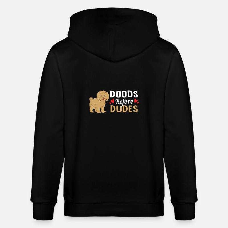 Goldendoodle - Stanley/Stella Unisex Bio-Kapuzenjacke CULTIVATOR - Schwarz