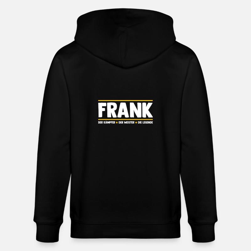 Frank - Stanley/Stella Unisex Bio-Kapuzenjacke CULTIVATOR - Schwarz
