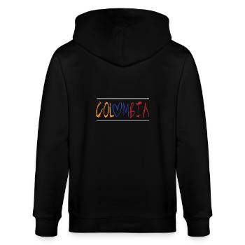 Colombie - Veste à capuche bio CULTIVATOR Stanley/Stella Unisexe - noir - Dos - Anna (173cm)