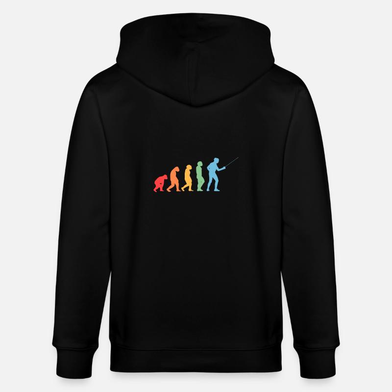 Fechter Evolution Fechten - Stanley/Stella Unisex Bio-Kapuzenjacke CULTIVATOR  - Schwarz