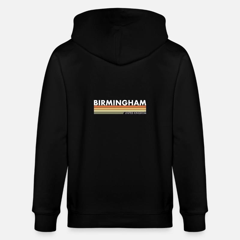 Birmingham, Royaume-Uni, Britannique, Anglais - Veste à capuche bio CULTIVATOR Stanley/Stella Unisexe - noir