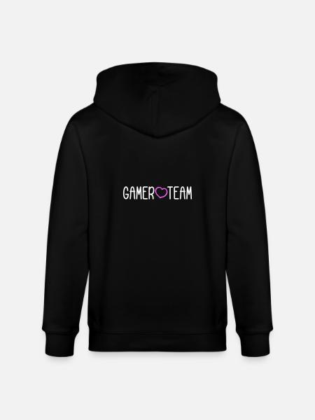 Gamer Team - Stanley/Stella Unisex Bio-Kapuzenjacke CULTIVATOR - Schwarz