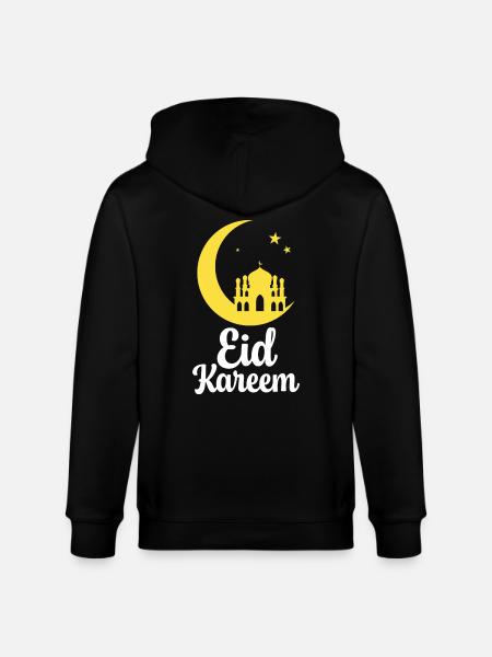 Eid Kareem - Stanley/Stella CULTIVATOR Unisex Organic Hooded Jacket - black