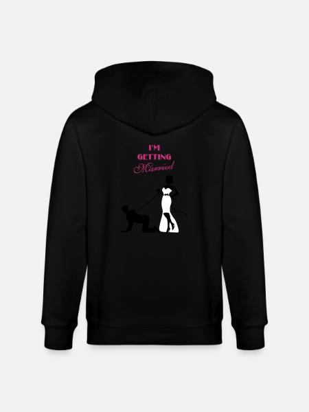 Im getting married - Stanley/Stella Unisex Bio-Kapuzenjacke CULTIVATOR - Schwarz