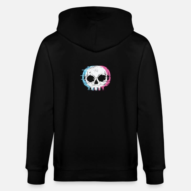 Skull Style gothique - Veste à capuche bio CULTIVATOR Stanley/Stella Unisexe - noir