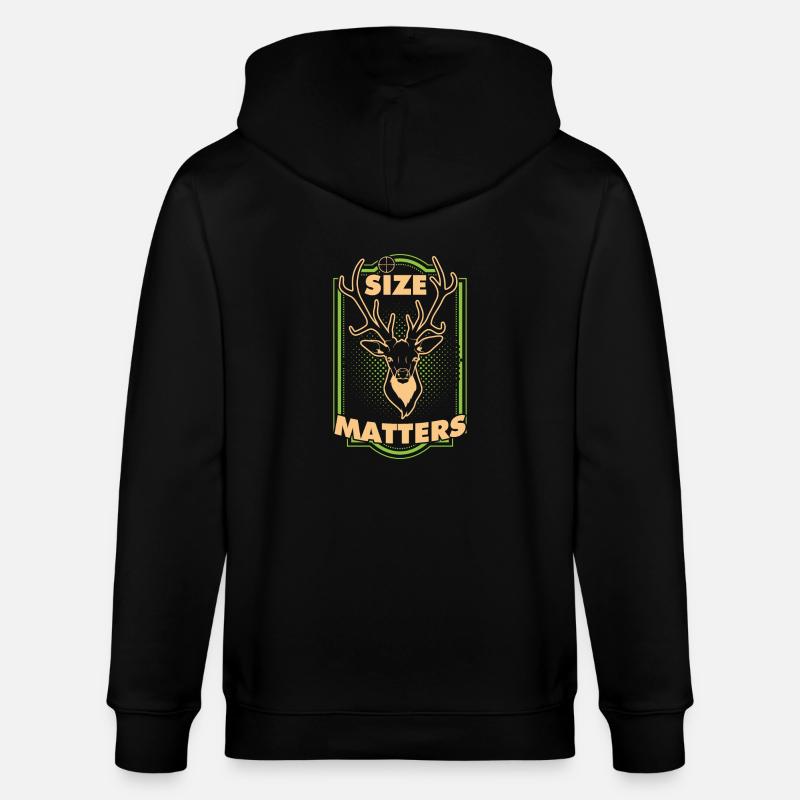 Taille Matter - Veste à capuche bio CULTIVATOR Stanley/Stella Unisexe - noir