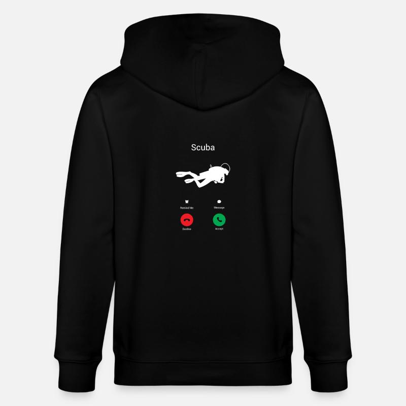 Appels de plongée ! - Veste à capuche bio CULTIVATOR Stanley/Stella Unisexe - noir