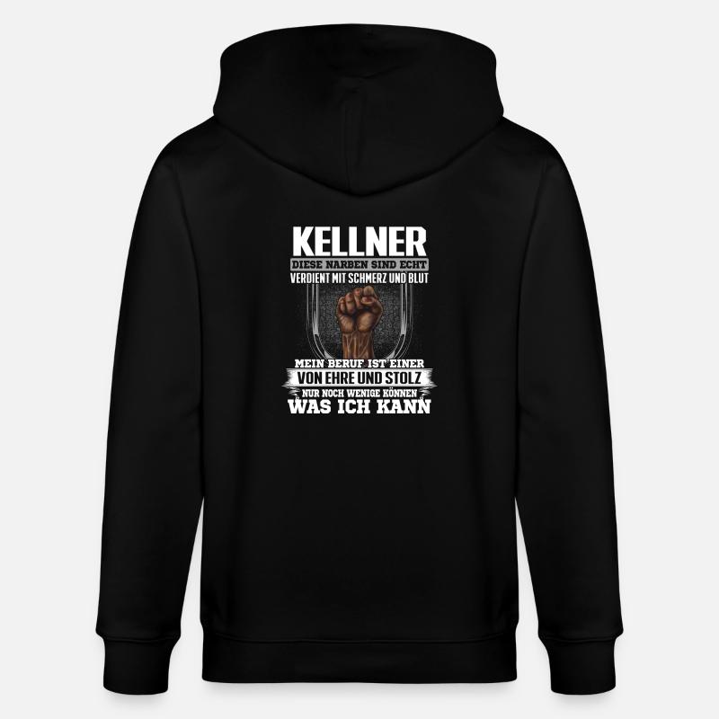 KELLNER - Ehre und Stolz - Stanley/Stella Unisex Bio-Kapuzenjacke CULTIVATOR - Schwarz