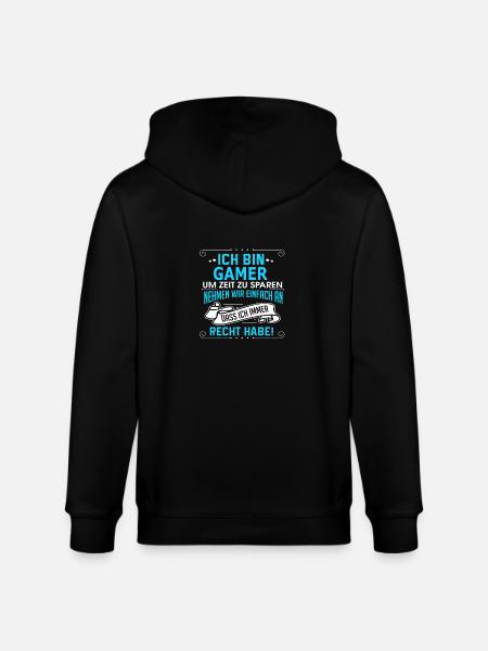 GAMER - Stanley/Stella Unisex Bio-Kapuzenjacke CULTIVATOR  - Schwarz