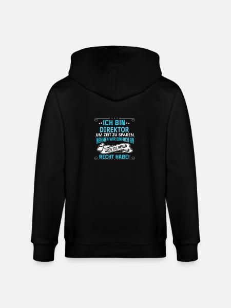 DIREKTOR - Stanley/Stella Unisex Bio-Kapuzenjacke CULTIVATOR - Schwarz