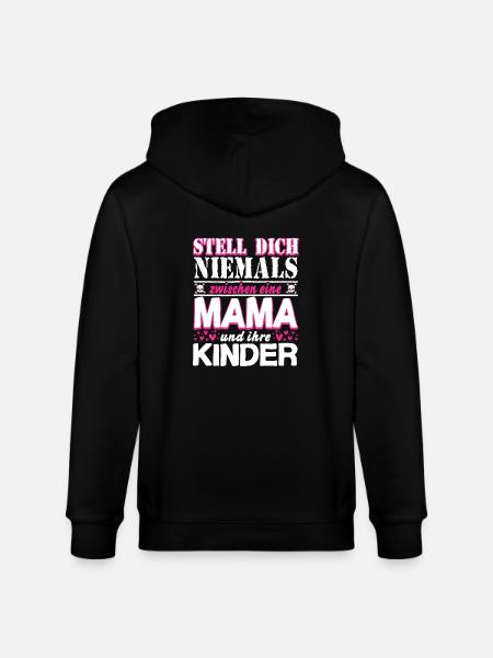 -Mama - Stanley/Stella Unisex Bio-Kapuzenjacke CULTIVATOR  - Schwarz