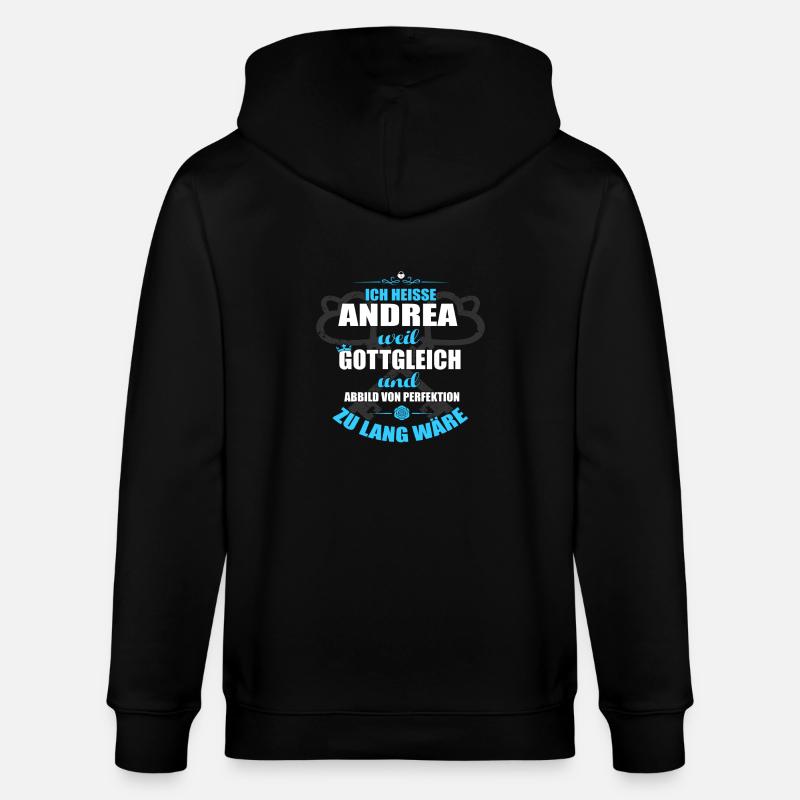 ANDREA-Geschenk - Stanley/Stella Unisex Bio-Kapuzenjacke CULTIVATOR  - Schwarz