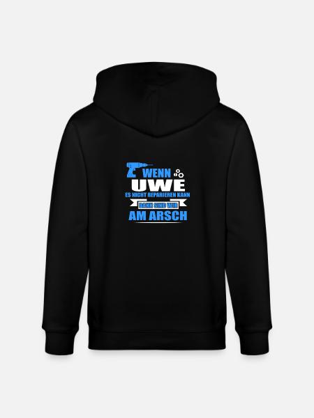 UWE-Geschenk - Stanley/Stella Unisex Bio-Kapuzenjacke CULTIVATOR - Schwarz