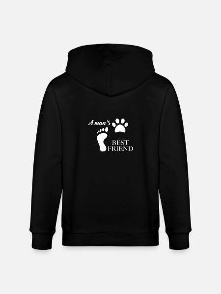 The man's best friend - Stanley/Stella CULTIVATOR Unisex Organic Hooded Jacket - black