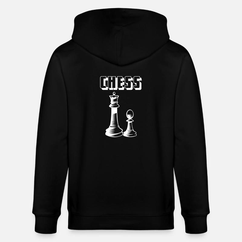 Chess - Chess - Chessmen - Game - Stanley/Stella CULTIVATOR  Unisex Organic Hooded Jacket - black