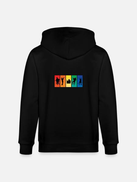 Musician - Stanley/Stella CULTIVATOR Unisex Organic Hooded Jacket - black