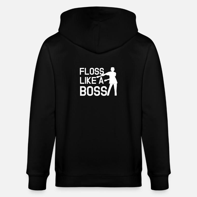 Floss Like A Boss - Veste à capuche bio CULTIVATOR Stanley/Stella Unisexe - noir