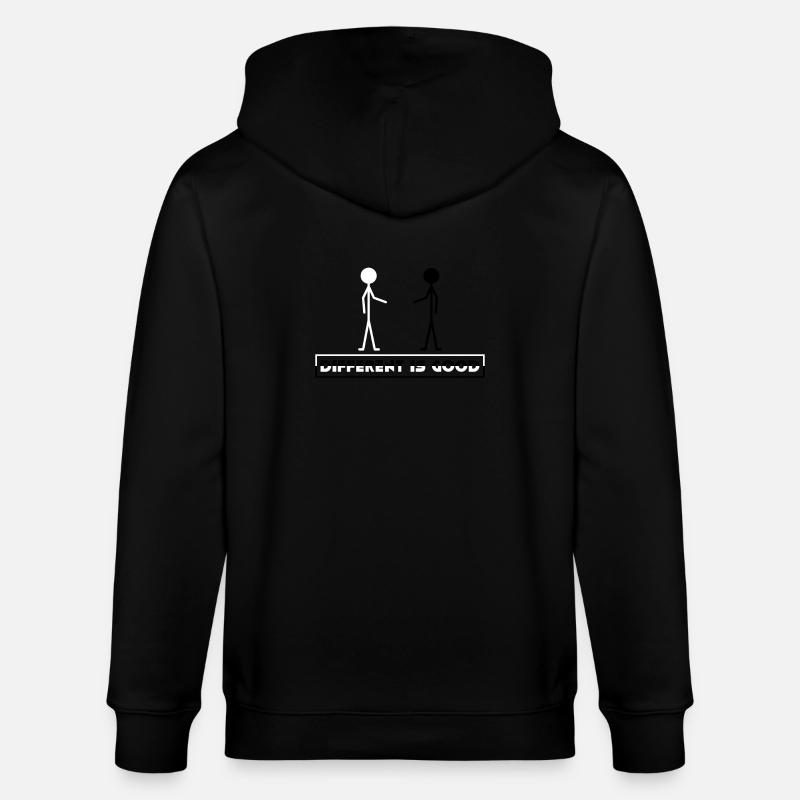 Anders sein ist gut - Stanley/Stella Unisex Bio-Kapuzenjacke CULTIVATOR - Schwarz