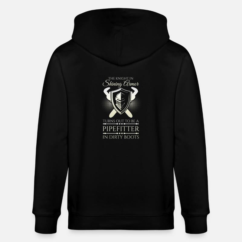 Pipefitter Knight - Stanley/Stella Unisex Bio-Kapuzenjacke CULTIVATOR  - Schwarz