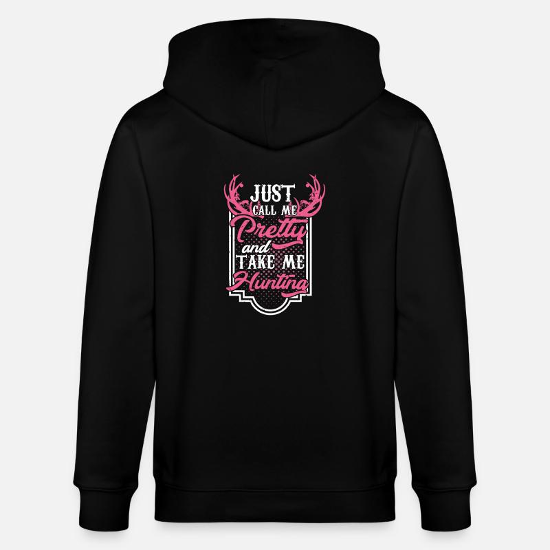 Jolie chasseur - Veste à capuche bio CULTIVATOR Stanley/Stella Unisexe - noir