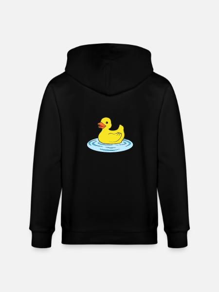 rubber duck - Stanley/Stella CULTIVATOR  Unisex Organic Hooded Jacket - black