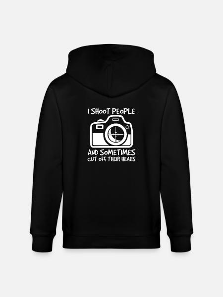 Photo vector cool gift - Stanley/Stella CULTIVATOR Unisex Organic Hooded Jacket - black