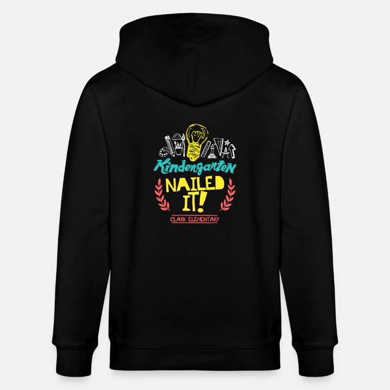 Kindergarten genagelt es Clark Elementary - Stanley/Stella Unisex Bio-Kapuzenjacke CULTIVATOR  - Schwarz