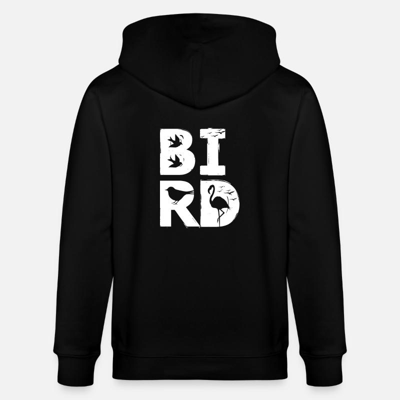 BIRD / bird - Stanley/Stella CULTIVATOR Unisex Organic Hooded Jacket - black