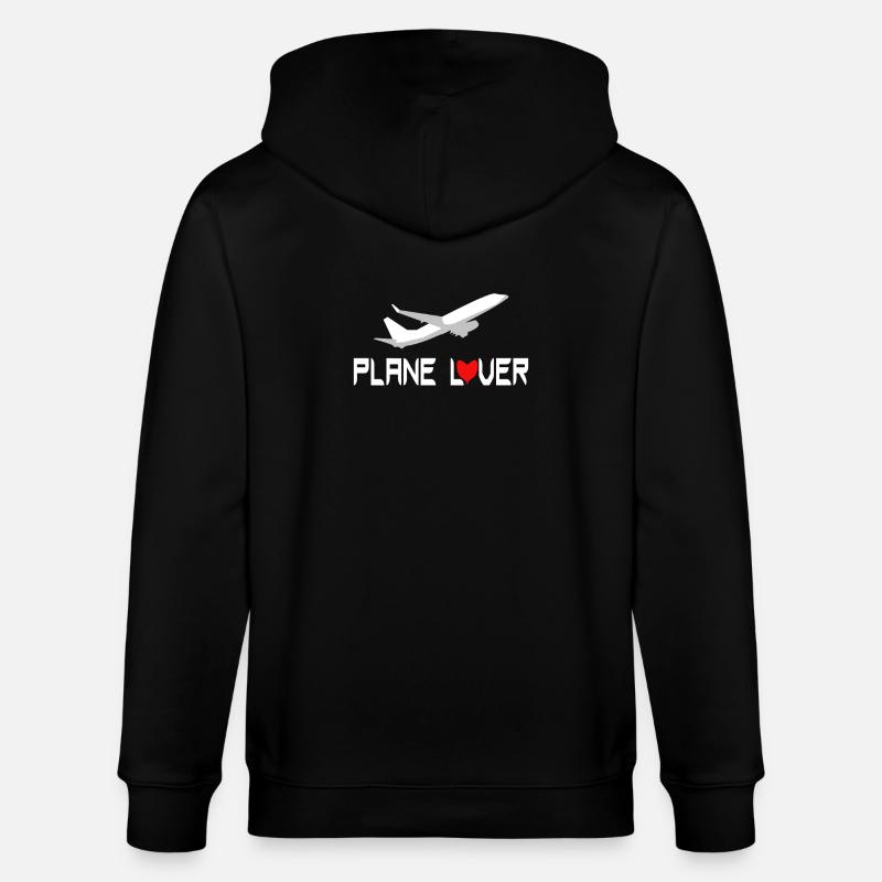 PLAIN LOVER MIT MOTIV - Stanley/Stella Unisex Bio-Kapuzenjacke CULTIVATOR - Schwarz