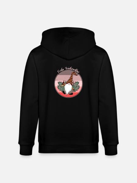 Magia de Papá Noel Secreto Feliz Navidad para el estado de ánimo - Chaqueta con capucha ecológica unisex CULTIVATOR de Stanley/Stella - negro