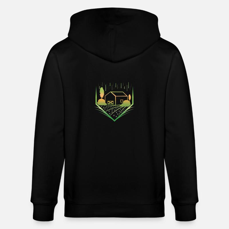 Ferme ferme - Veste à capuche bio CULTIVATOR Stanley/Stella Unisexe - noir