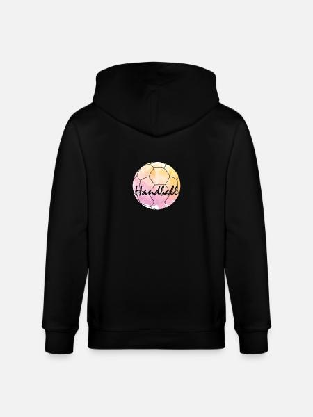 Handball is everything - Stanley/Stella CULTIVATOR Unisex Organic Hooded Jacket - black