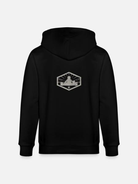 Go Kart - Veste à capuche bio CULTIVATOR Stanley/Stella Unisexe - noir