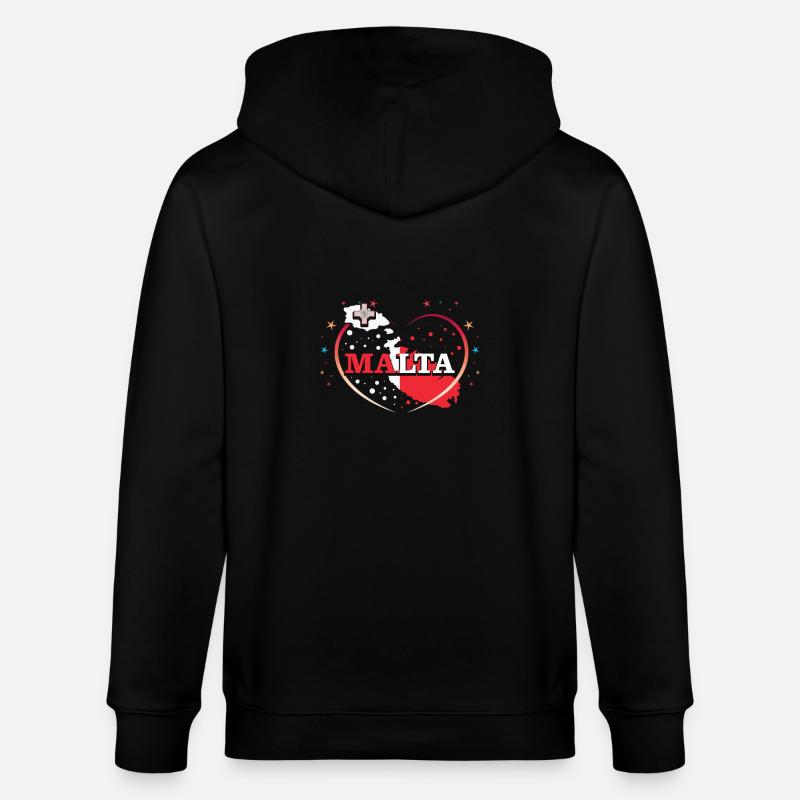 Malte - Veste à capuche bio CULTIVATOR Stanley/Stella Unisexe - noir