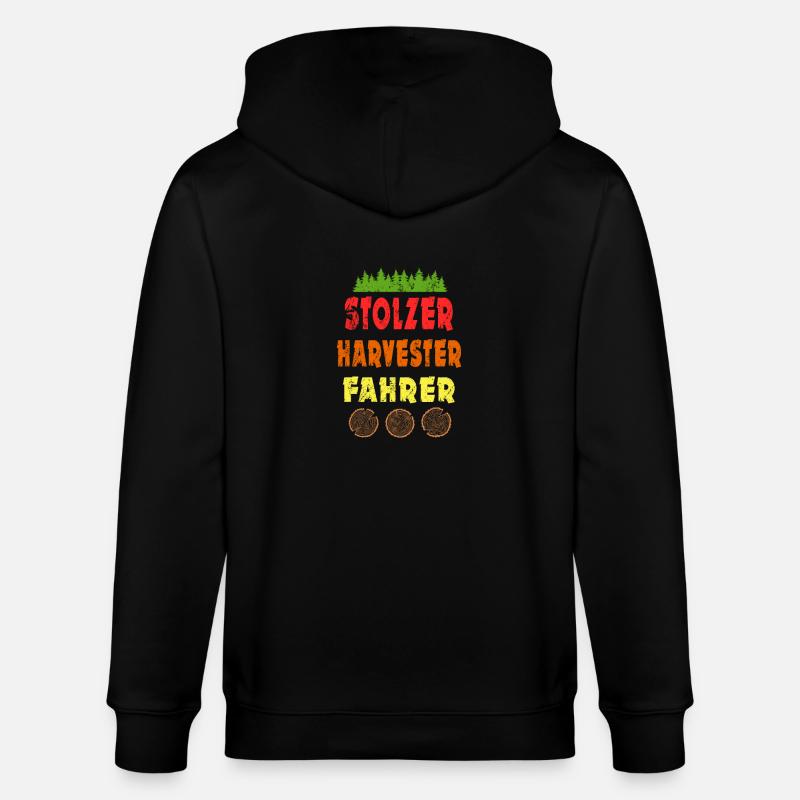 Moissonneurs - Veste à capuche bio CULTIVATOR Stanley/Stella Unisexe - noir