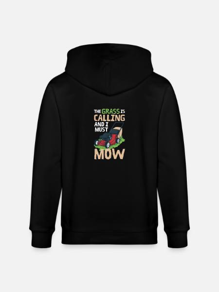 Lawn Mower Lawn Care - Stanley/Stella CULTIVATOR Unisex Organic Hooded Jacket - black