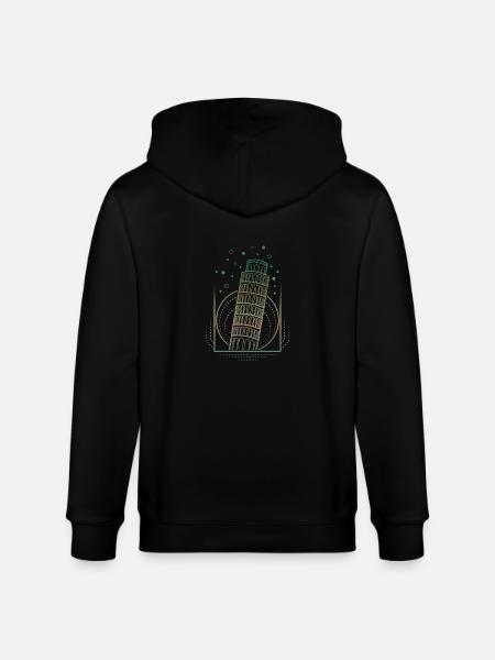 Pisa - Stanley/Stella CULTIVATOR Unisex Organic Hooded Jacket - black