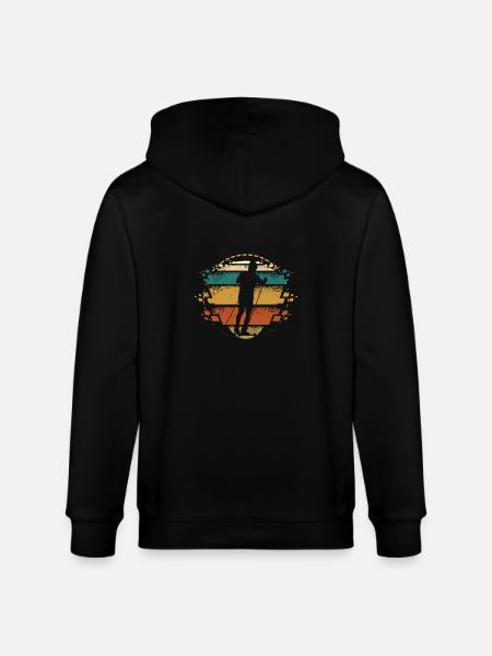 Rollski Retro - Veste à capuche bio CULTIVATOR Stanley/Stella Unisexe - noir