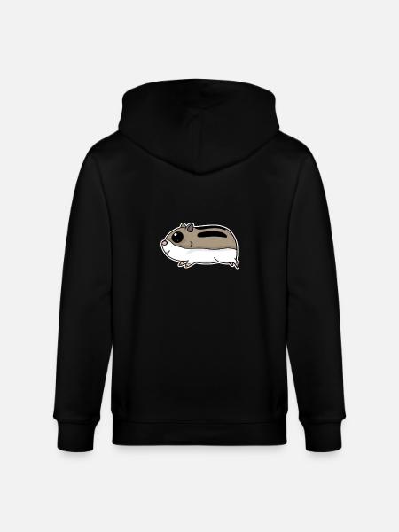 Hamster mignon - Veste à capuche bio CULTIVATOR Stanley/Stella Unisexe - noir