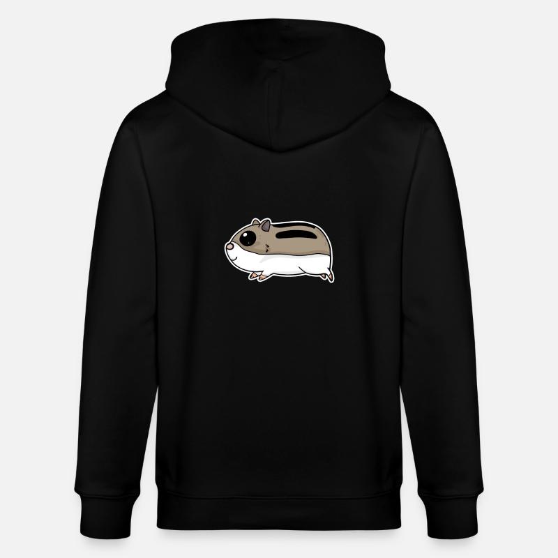 Hamster mignon - Veste à capuche bio CULTIVATOR Stanley/Stella Unisexe - noir