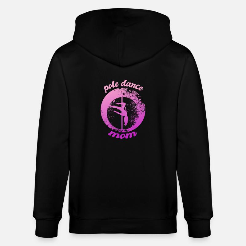 Pole dance mom - Stanley/Stella Unisex Bio-Kapuzenjacke CULTIVATOR  - Schwarz