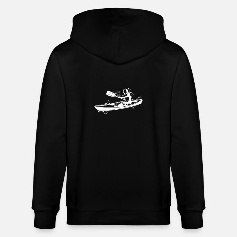 Kajak cool - Stanley/Stella Unisex Bio-Kapuzenjacke CULTIVATOR  - Schwarz
