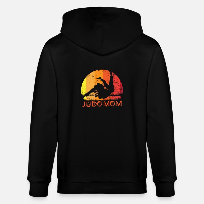 Judo Maman - Veste à capuche bio CULTIVATOR Stanley/Stella Unisexe - noir