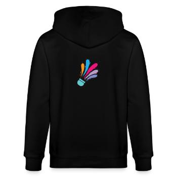 coloré federball badminton Federball Sport - Veste à capuche bio CULTIVATOR Stanley/Stella Unisexe - noir - Dos - Anna (173cm)