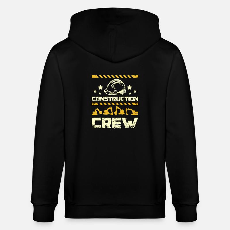 Construction crew - Stanley/Stella Unisex Bio-Kapuzenjacke CULTIVATOR  - Schwarz