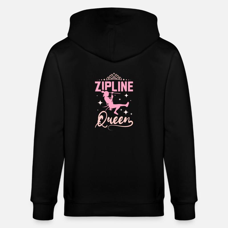 Reine de la tyrolienne - Veste à capuche bio CULTIVATOR Stanley/Stella Unisexe - noir