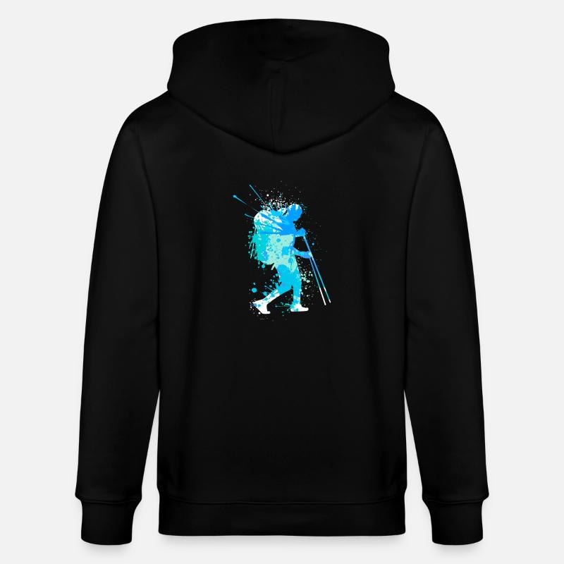 Splash Wanderer Randonnée hivernale - Veste à capuche bio CULTIVATOR Stanley/Stella Unisexe - noir