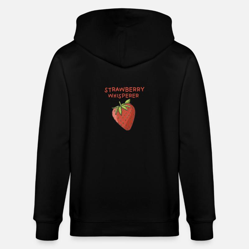 Erdbeeren Flüsterer - Stanley/Stella Unisex Bio-Kapuzenjacke CULTIVATOR  - Schwarz