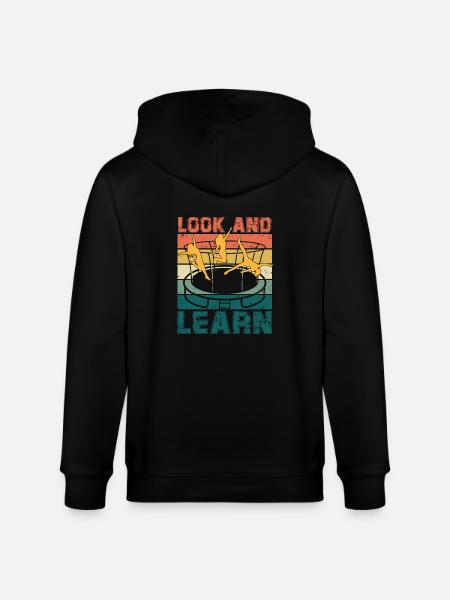 Look and Learn - Stanley/Stella CULTIVATOR Unisex Organic Hooded Jacket - black